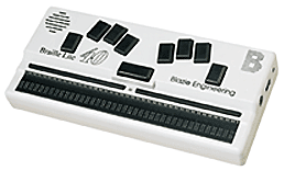 teclado Braille parlante con lnea Braille